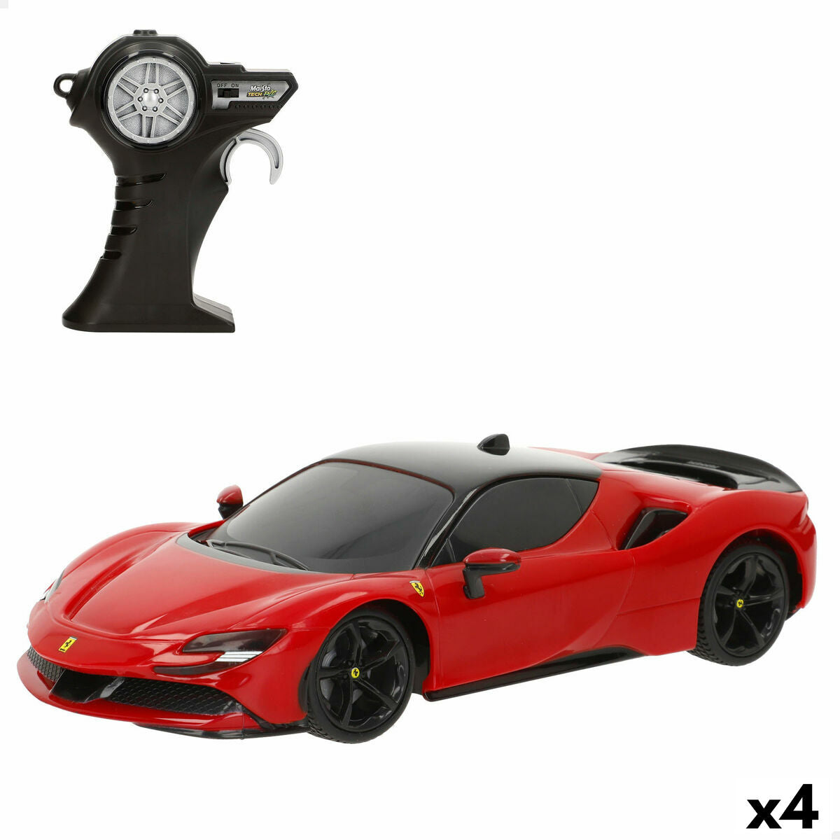Mașină Radio Control Audi SF90 STRADALE 20 x 5 x 10 cm (4 Unități) - Jucarii si jocuri, Vehicule