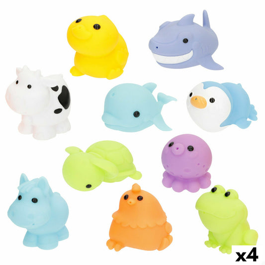 Set de Animale pentru Cadă Winfun 6 X 4,5 X 8 CM 4 Unități - Acasă și bucătărie, Baie