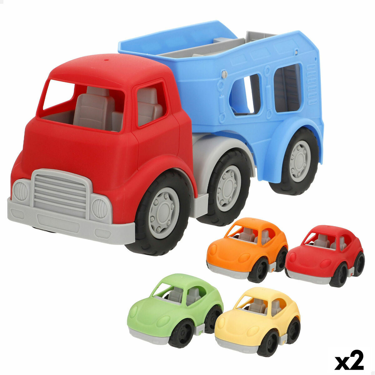 Camion Autotransporter PlayGo 34 X 18 X 13 CM (2 Unități) - Jucarii si jocuri, Vehicule