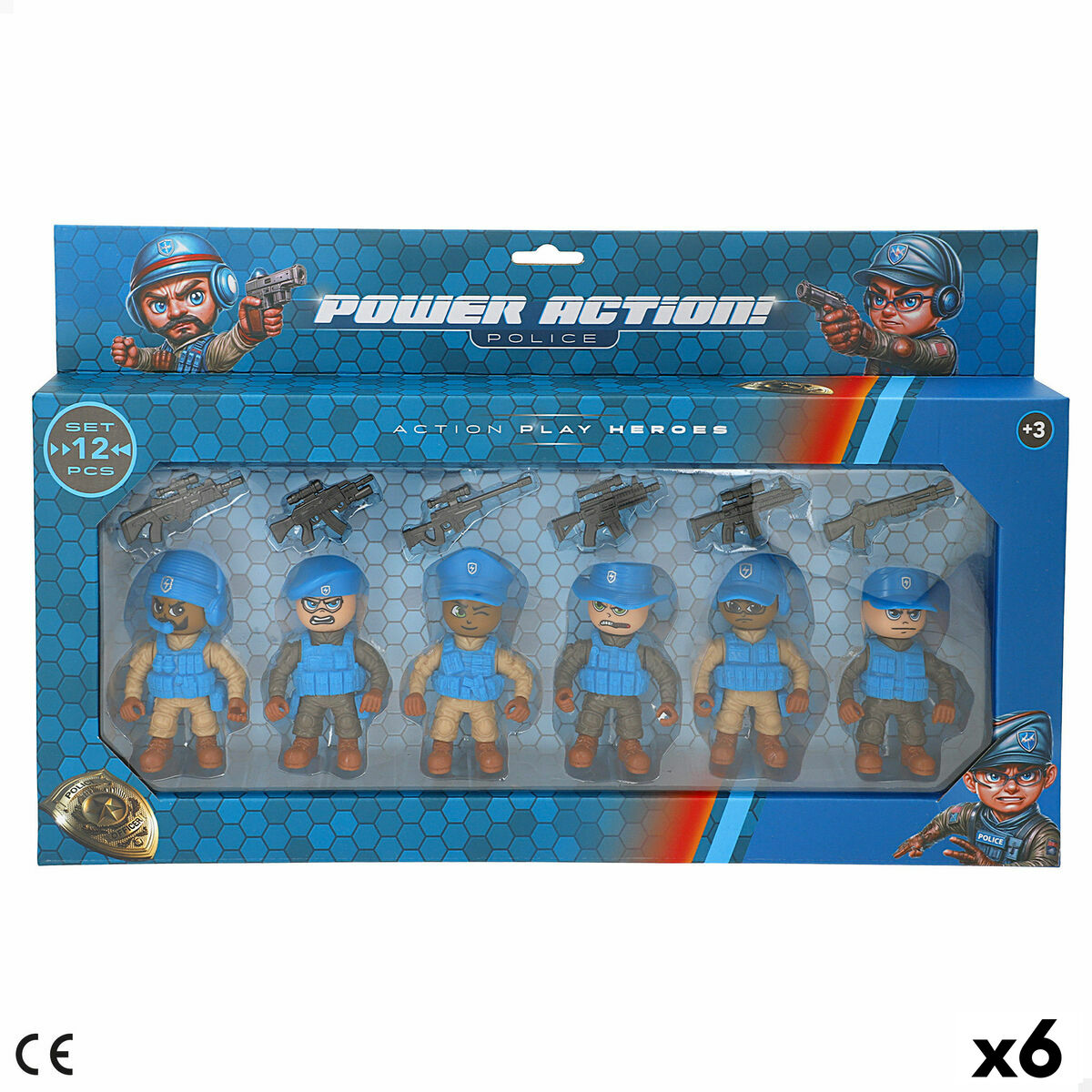 Playset Colorbaby 5 x 8 x 4 cm (6 Unități) - Jucarii si jocuri, Păpuși și figurine