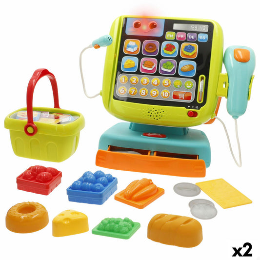 Casă de marcat cu accesorii Winfun 24 X 23 X 11 CM (2 Unități) - Jucarii si jocuri, Imitații de jocuri