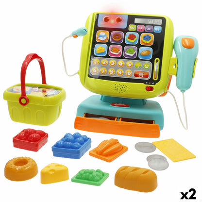 Casă de marcat cu accesorii Winfun 24 X 23 X 11 CM (2 Unități) - Jucarii si jocuri, Imitații de jocuri