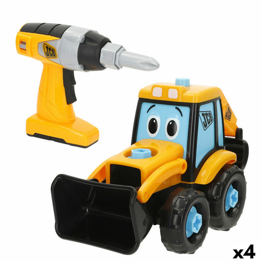 Camion Excavator cu Cupă Întoarsă Teamsterz 31 X 18 X 15 CM (4 Unități) - Jucarii si jocuri, Vehicule