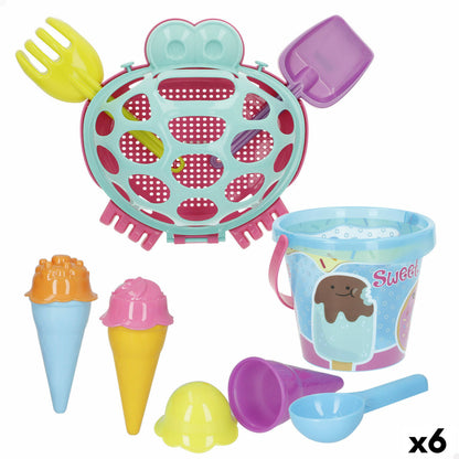 Set de jucării de plajă Colorbaby 48 X 16 X 32 CM (6 Unități) - Jucarii si jocuri, În aer liber și sport