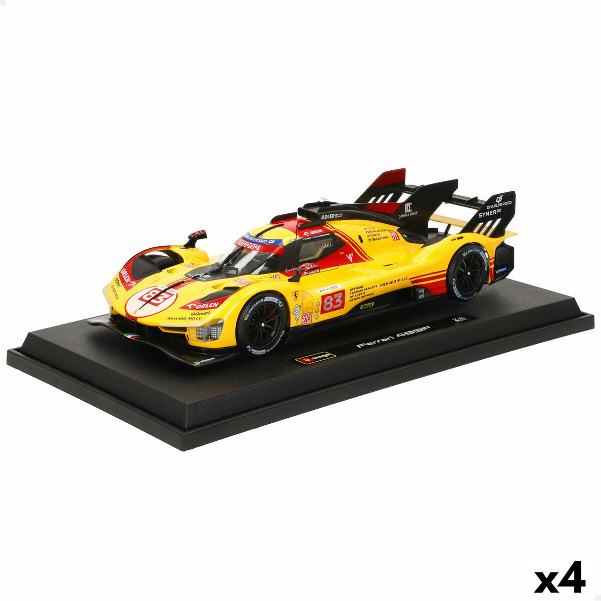 Mașină Ferrari 28 x 7 x 12 cm (4 Unități) - Jucarii si jocuri, Vehicule