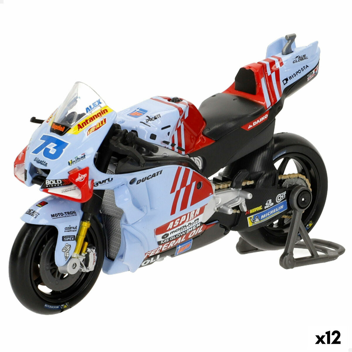 Motocicletă Ducati 2024 DUCATI GRESINI 12 X 8 X 4 CM - Jucarii si jocuri, Vehicule