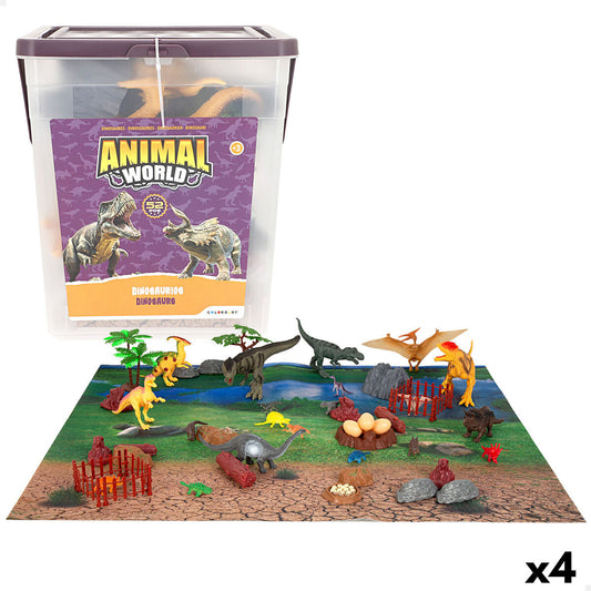 Set de Dinozauri Colorbaby 20 x 12 x 7 cm 52 Piese 4 Unități - Jucarii si jocuri, Păpuși și figurine