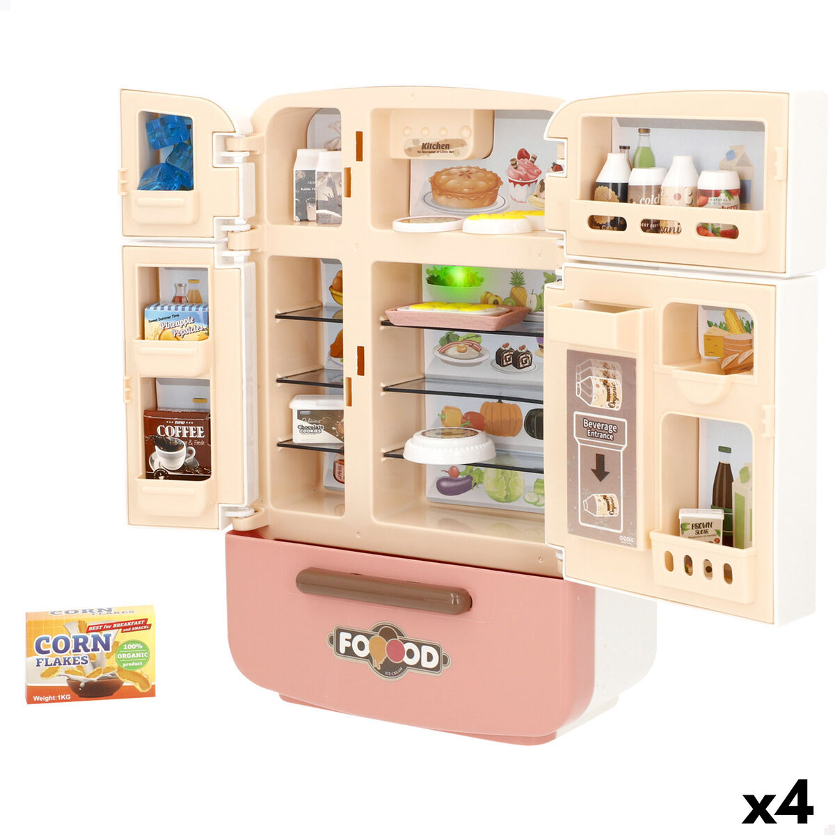 Congelator jucărie Colorbaby 17 X 25 X 8 CM 20 Piese (4 Unități) - Jucarii si jocuri, Imitații de jocuri