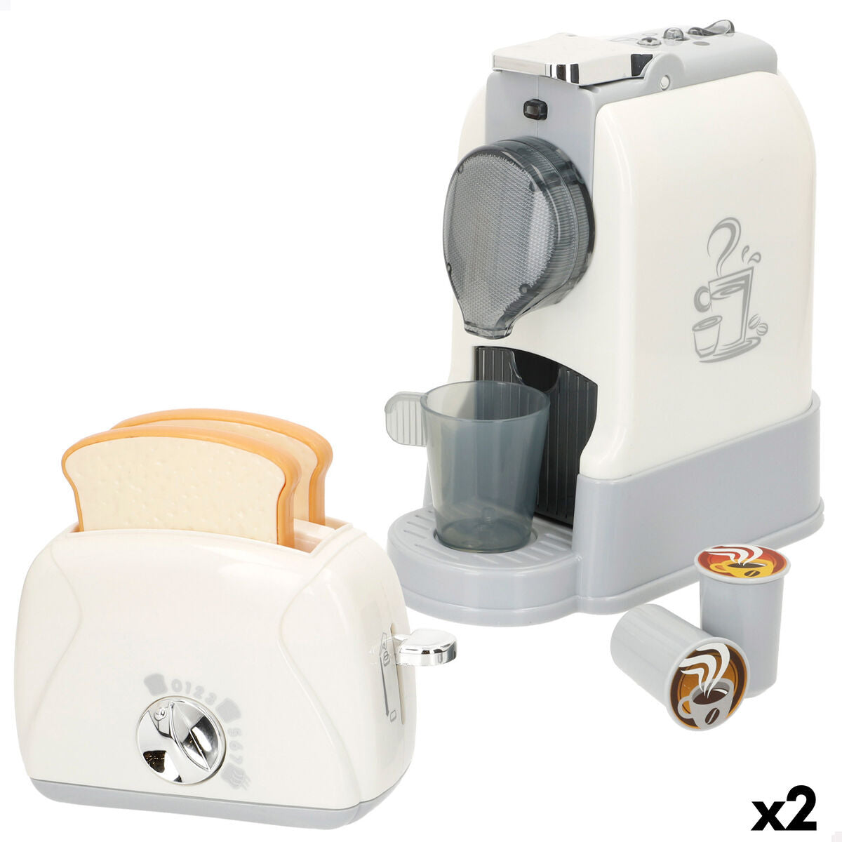 Aparat de jucărie PlayGo 10 x 18 x 18 cm (2 Unități) - Jucarii si jocuri, Imitații de jocuri