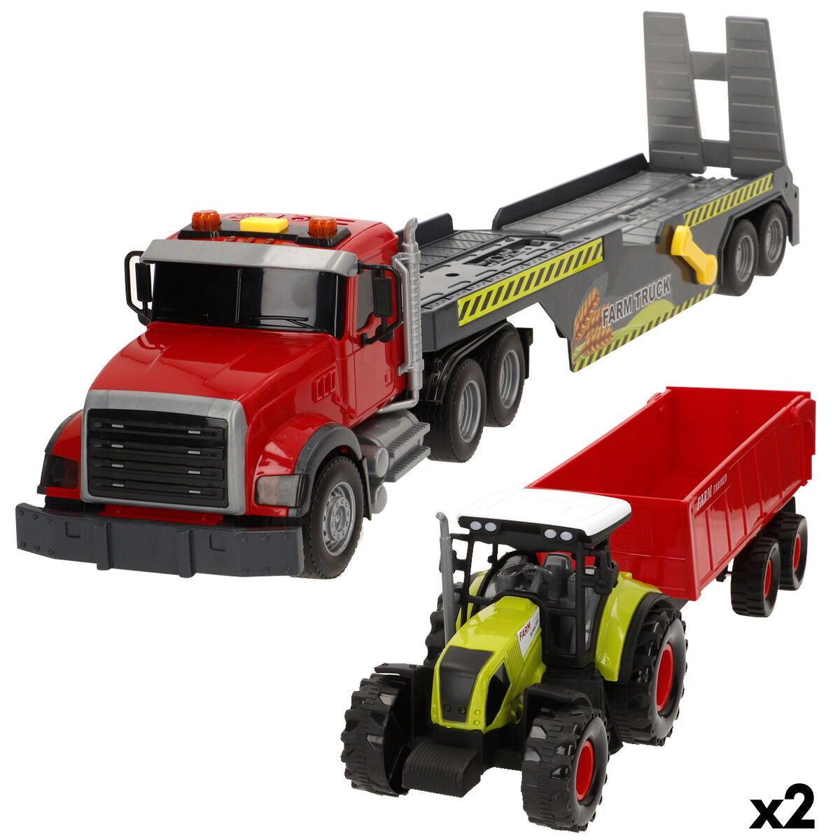 Camion Autotransporter Speed & Go 53 X 15 X 10 CM (2 Unități) - Jucarii si jocuri, Vehicule