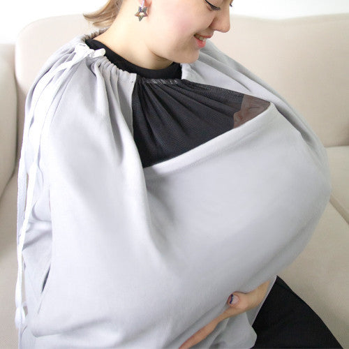 Sal pentru alaptare cu fereastra din tul BabyJem - Sal pentru alaptare