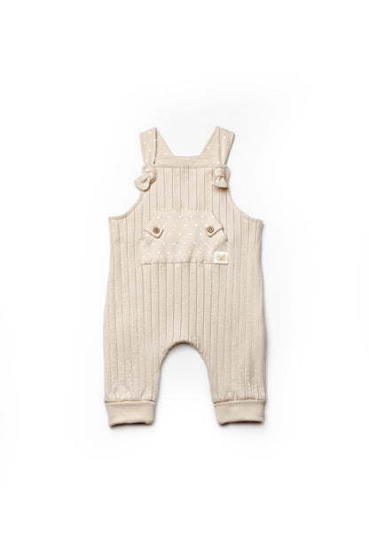 Salopeta cu bretele TeddyBear, BabyCosy, 100% bumbac organic