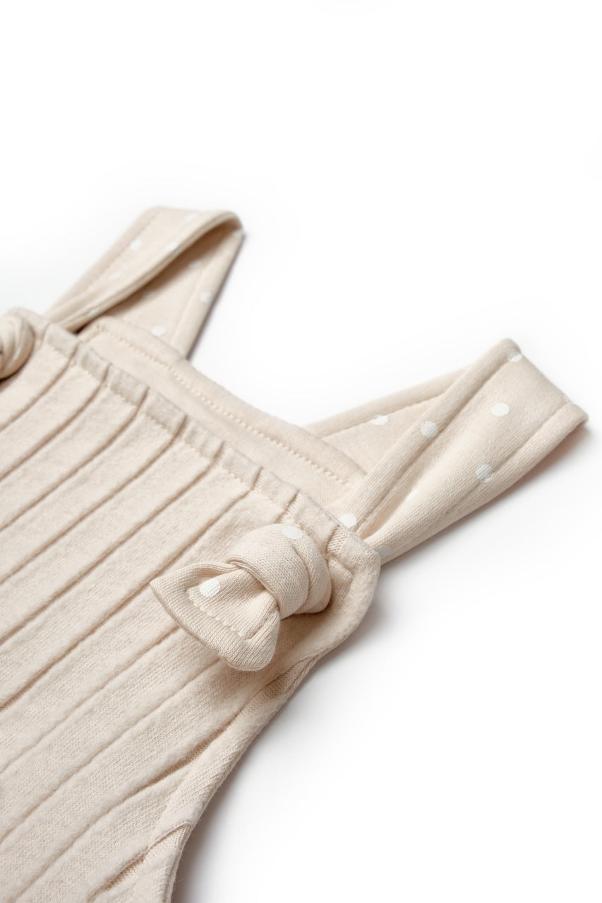 Salopeta cu bretele TeddyBear, BabyCosy, 100% bumbac organic