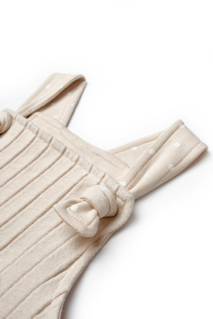Salopeta cu bretele TeddyBear, BabyCosy, 100% bumbac organic