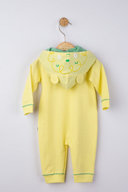 Salopeta cu gluga pentru bebelusi Ursulet, Tongs baby