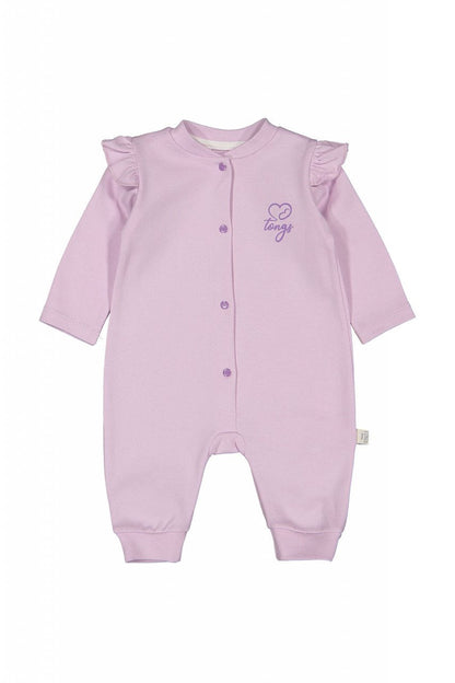Salopeta cu maneca lunga si volanas nou nascut LILA, Tongs baby