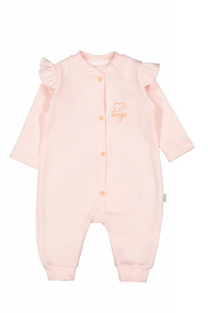 Salopeta cu maneca lunga si volanas nou nascut SOMON, Tongs baby