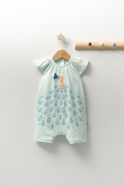 Salopeta de vara pentru bebelusi Peacock, Tongs baby