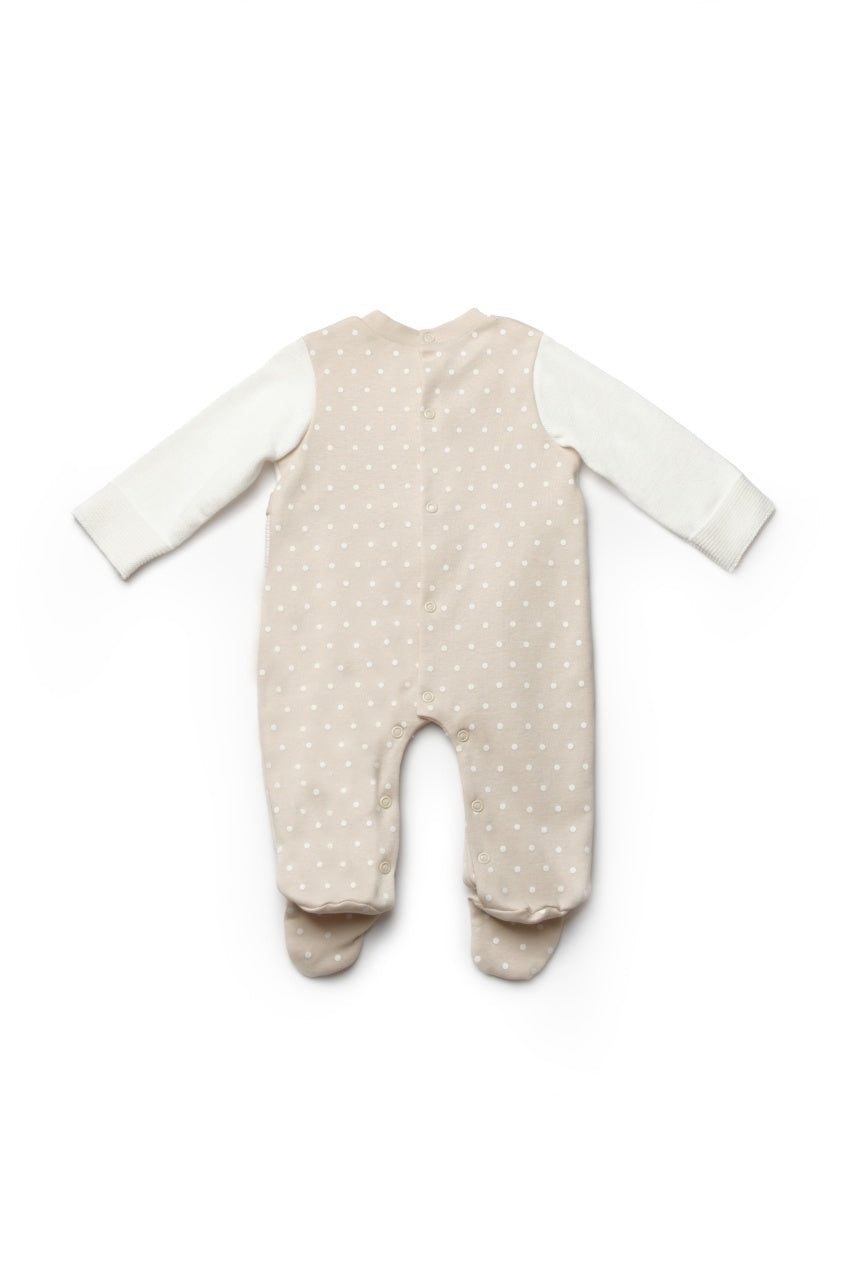 Salopeta eleganta TeddyBear, BabyCosy, 100% bumbac organic
