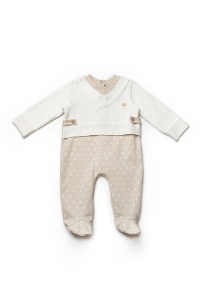 Salopeta eleganta TeddyBear, BabyCosy, 100% bumbac organic