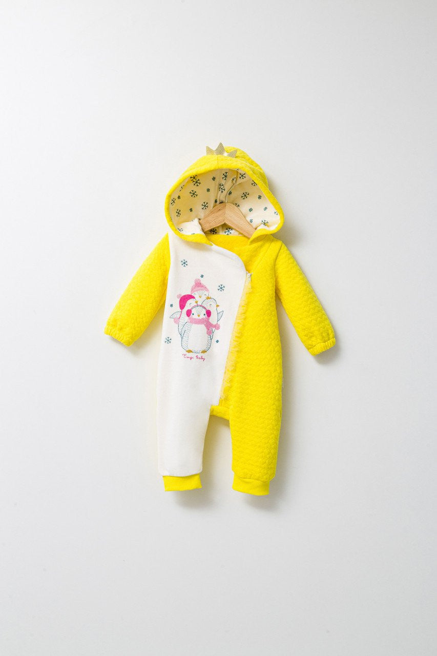 Salopeta pentru bebelusi de iarna Pinguins, Tongs baby