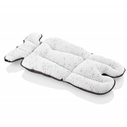 Saltea cu doua fete pentru carucior si scaun de masa Dots BabyJem