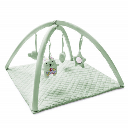 Saltea de activitati cu bara jucarii BabyJem Soft Cotton