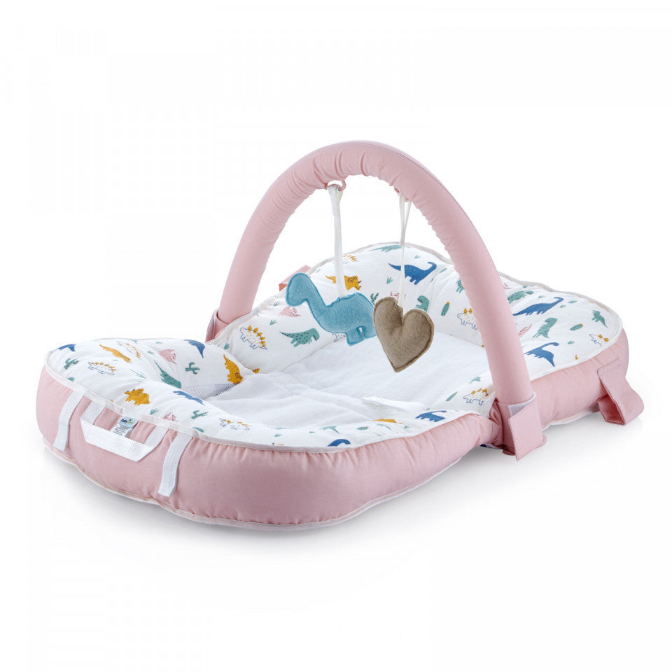 Saltea multifunctionala BabyJem Sit and Play cu bara jucarii