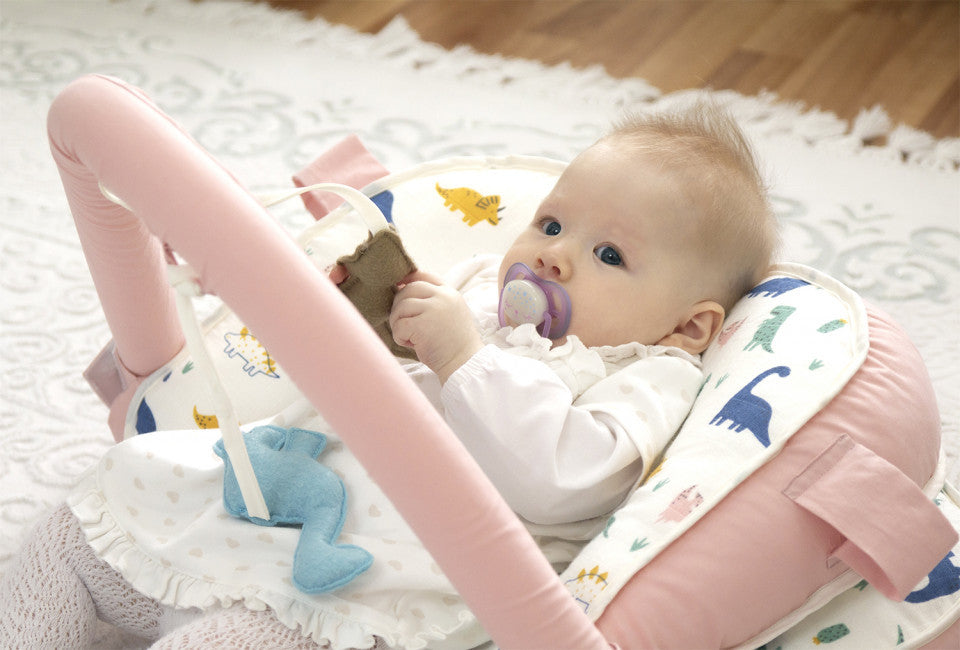 Saltea multifunctionala BabyJem Sit and Play cu bara jucarii