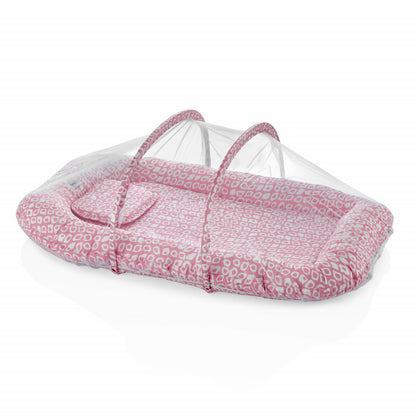 Saltea reductor/ BabyNest BabyJem cu pernuta si plasa insecte Sleep Safe