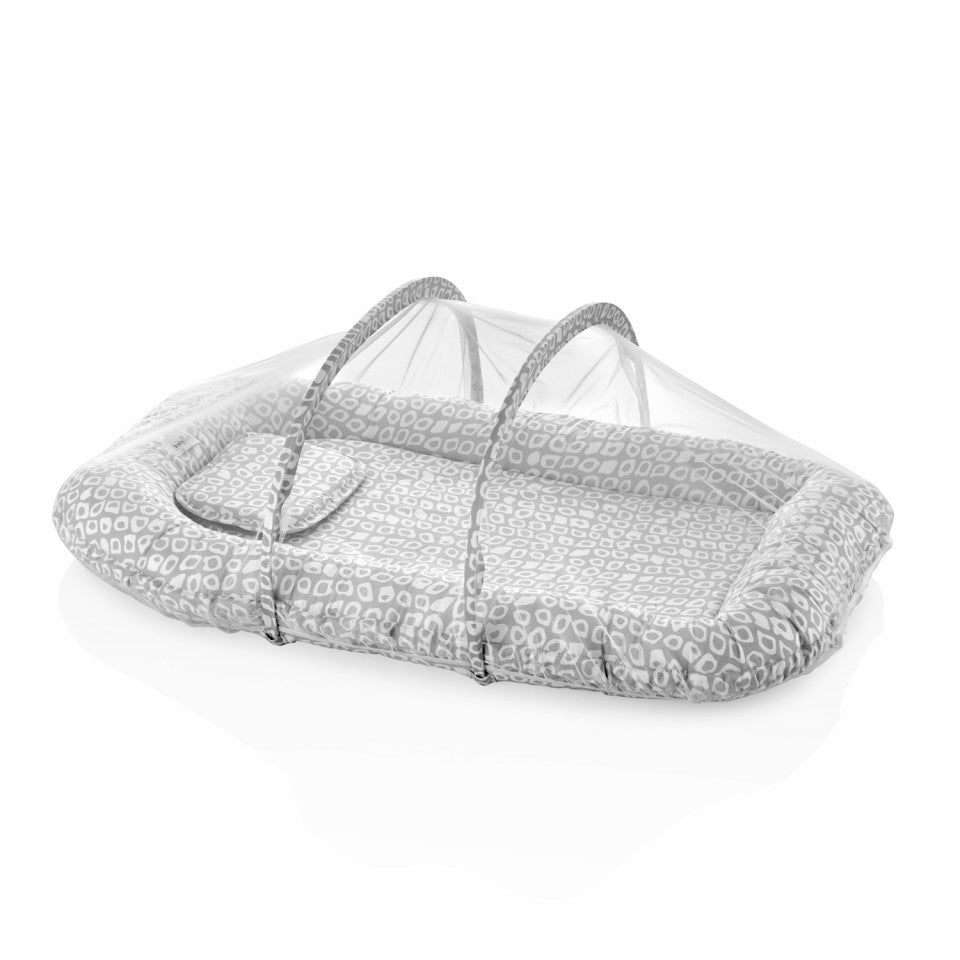 Saltea reductor/ BabyNest BabyJem cu pernuta si plasa insecte Sleep Safe