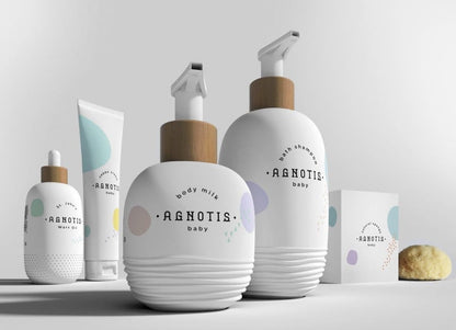 Sampon si gel de dus hipoalergenic 2 in 1 pentru bebelusi si copii Agnotis 400 ml