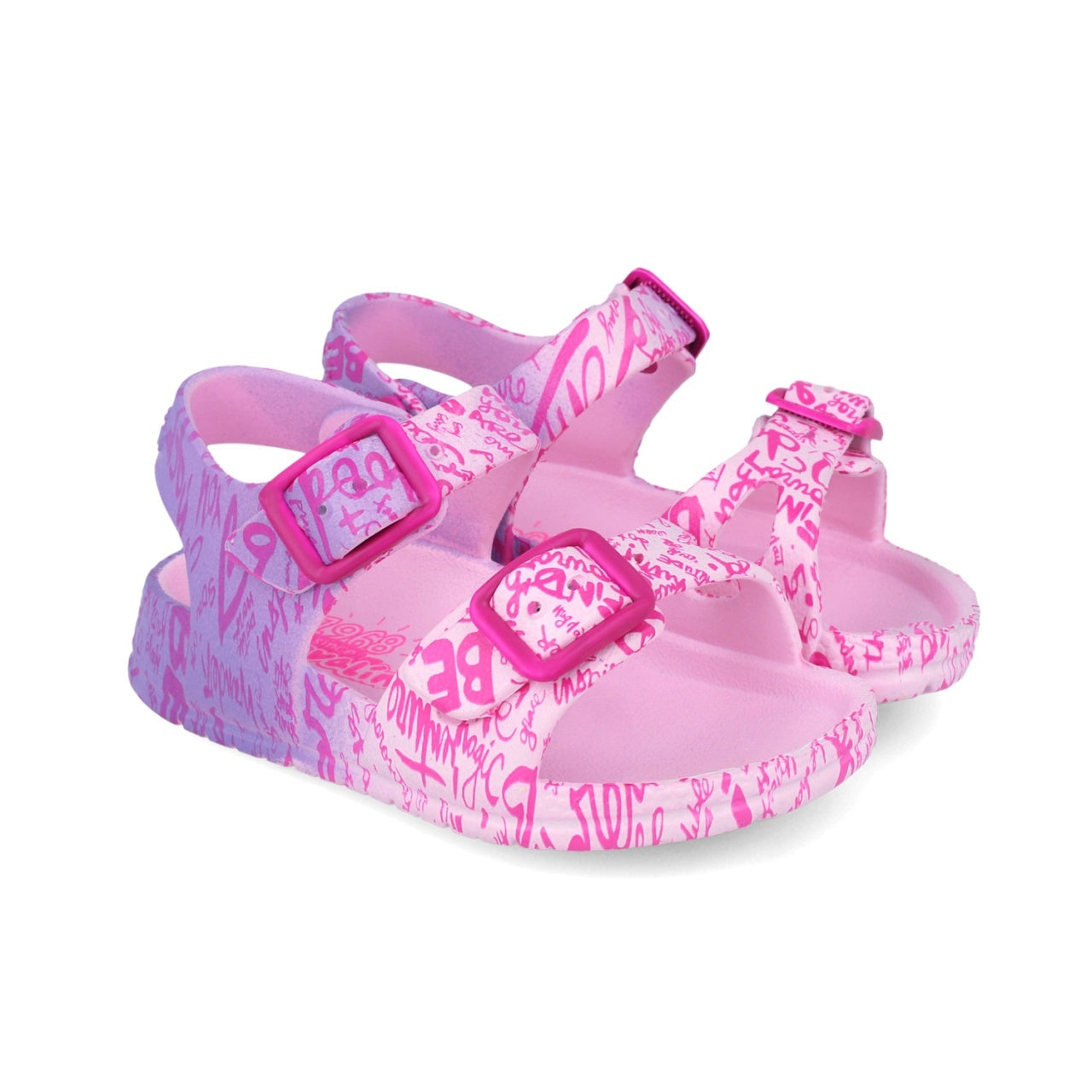 Sandale din cauciuc pentru copii Garvalin 252852, fucsia