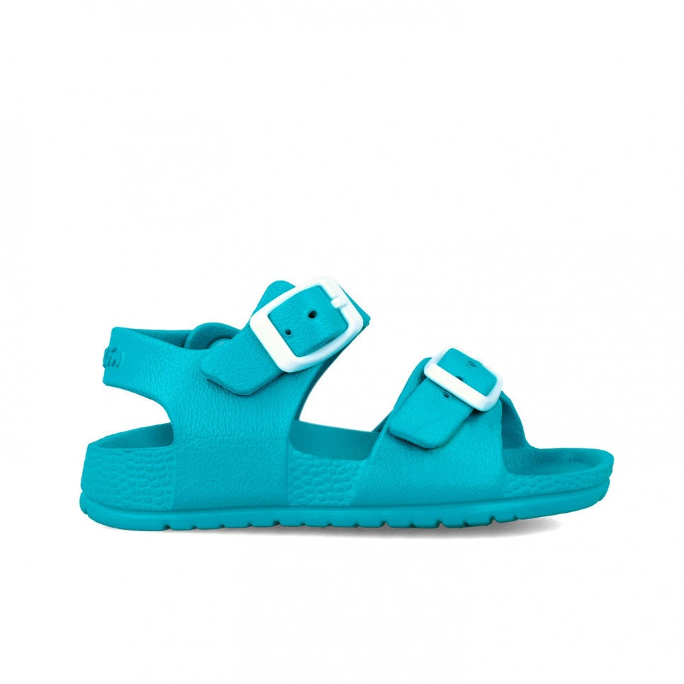 Sandale din cauciuc pentru copii Garvalin, aqua