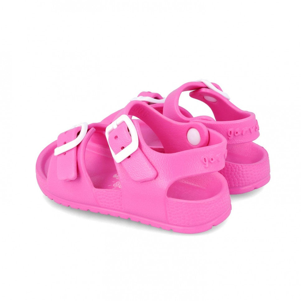 Sandale din cauciuc pentru copii Garvalin, fucsia