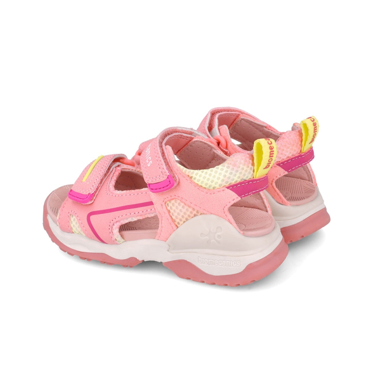 Sandale din piele pentru copii, Biomecanics, 252246, corai