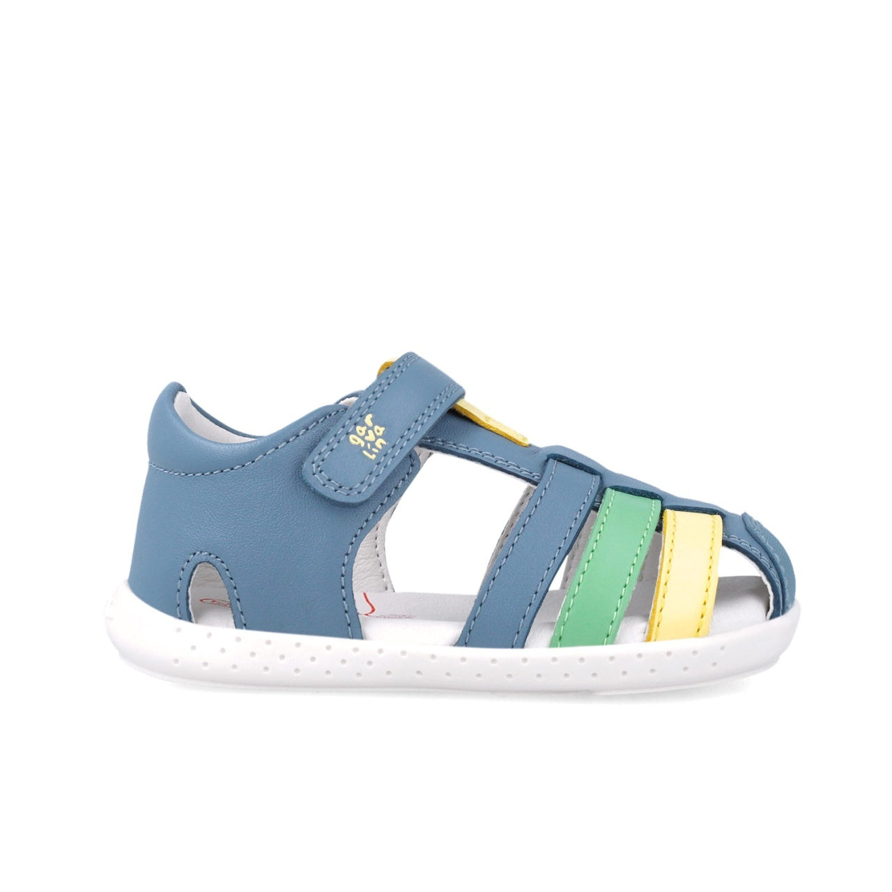 Sandale din piele pentru copii Garvalin 252332, indigo