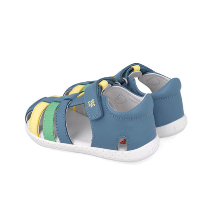 Sandale din piele pentru copii Garvalin 252332, indigo