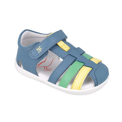 Sandale din piele pentru copii Garvalin 252332, indigo