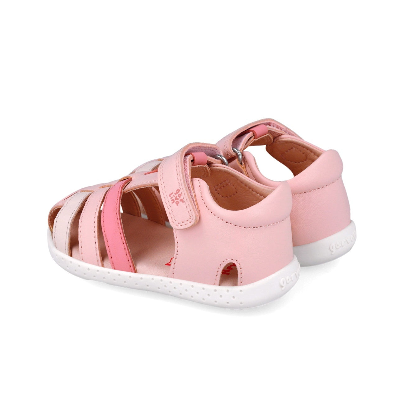 Sandale din piele pentru copii Garvalin 252332, roz