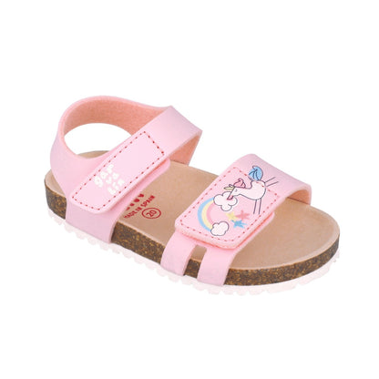 Sandale pentru copii Unicorni, Garvalin, 252462, roz