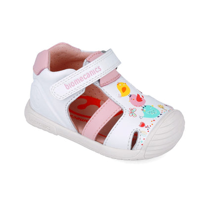 Sandale Primii Pasi pentru Copii Biomecanics 252106, Alb