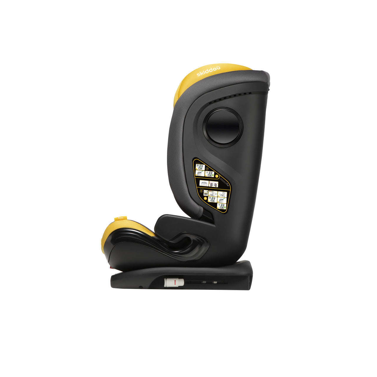 Scaun auto ISOFIX Skiddou Täby, 15-36 kg, Galben