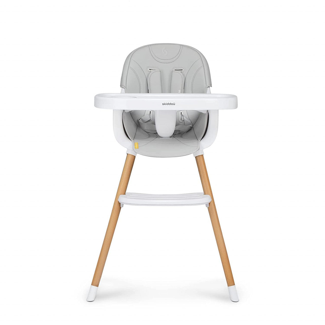 Scaun de masa 2 in 1 transformabil Skiddou Sunt, Normandic Dream, Gri deschis