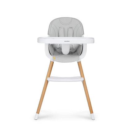 Scaun de masa 2 in 1 transformabil Skiddou Sunt, Normandic Dream, Gri deschis