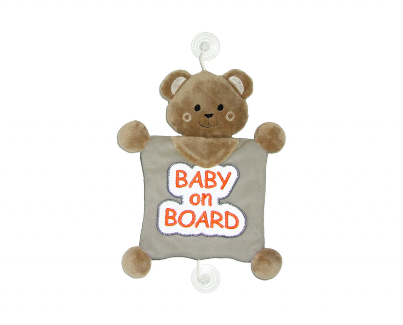 Semn reflectorizant Baby on Board BabyJem, rosu