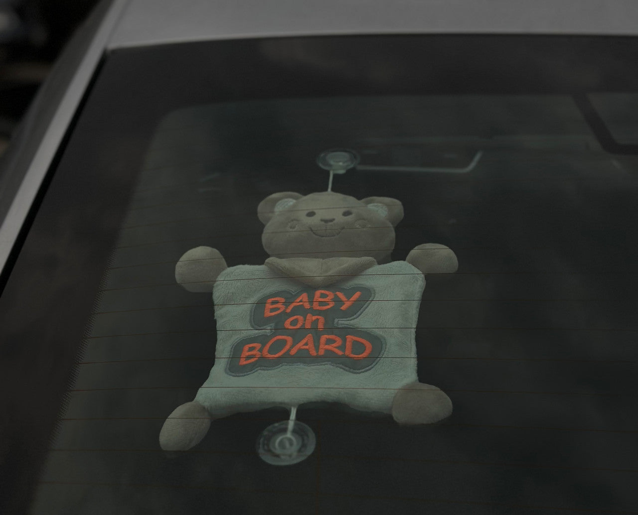 Semn reflectorizant Baby on Board BabyJem, rosu