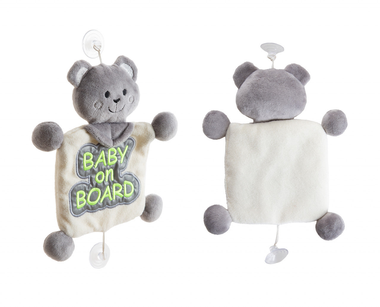 Semn reflectorizant Baby on Board BabyJem, verde