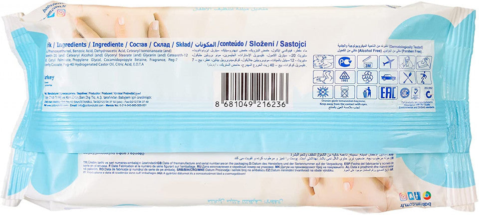 Servetele umede BabyJem, 1 pachete x 56 bucati