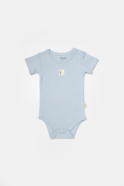 Set 2 body Bamboo, blue, BabyCosy, 50% bumbac+50%bambus